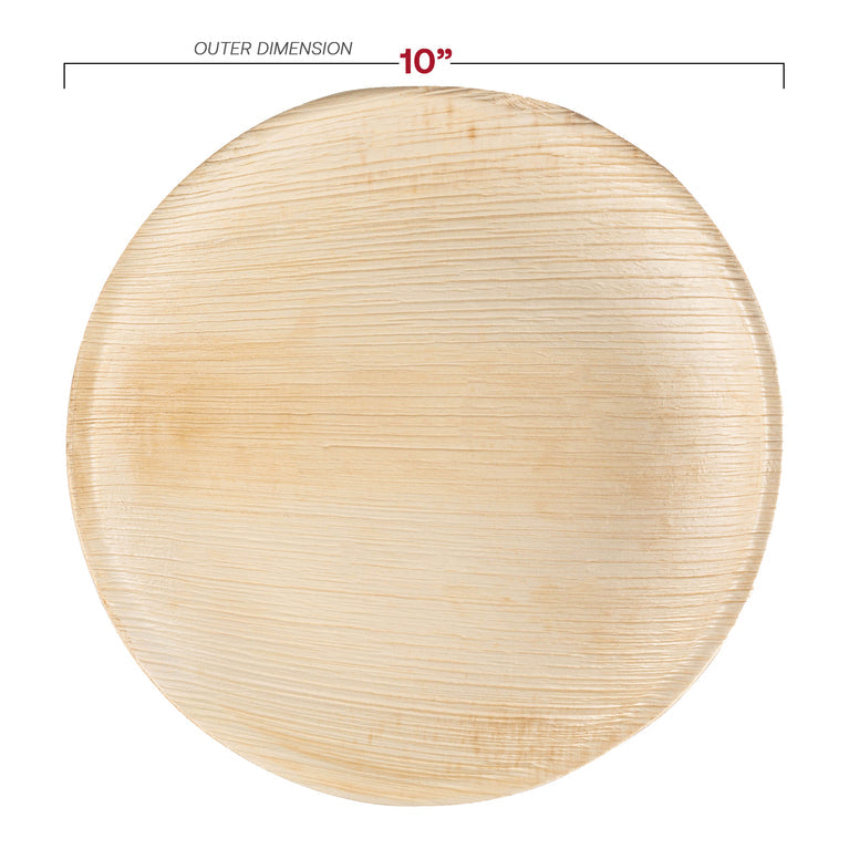 Round Palm Leaf Eco Friendly Disposable Plates