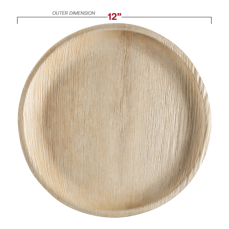Round Palm Leaf Eco Friendly Disposable Plates