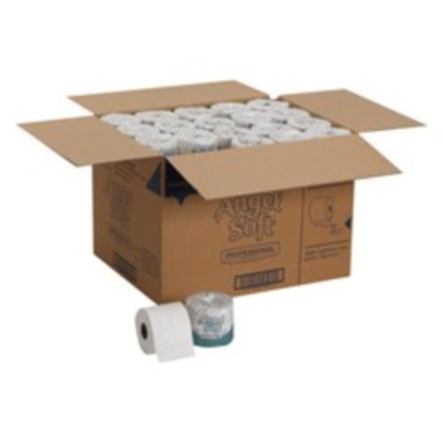 Georgia-Pacific Angel Soft ps 16880 White 2-Ply Premium Embossed Bathroom Tissue; 4.05" Length x 4.0" Width (Case of 80 Rolls; 450 Sheets Per Roll)