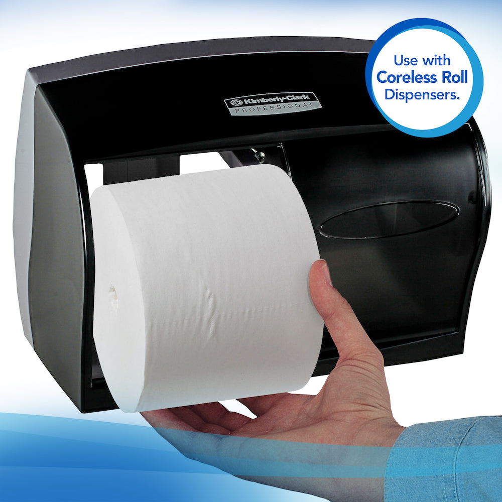 Scott® Paper Coreless Roll Toilet Paper, White, 1/Cs/36 Rolls