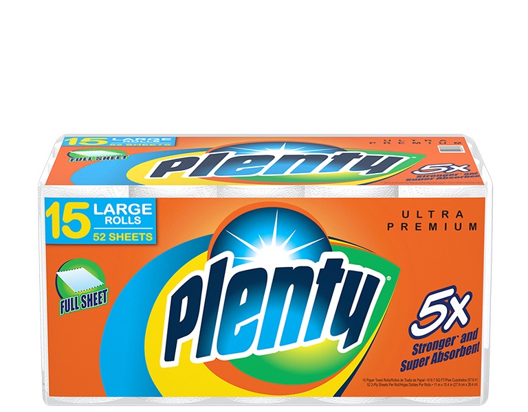 Plenty Paper Towels (15 Pack) - Paper Supplies Plus