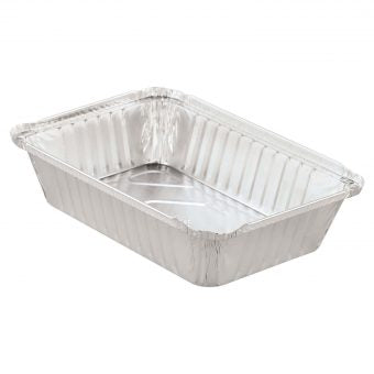 2 1/4 LB. Oblong Aluminum Foil Pan Heavy (500/Case) - Paper Supplies Plus