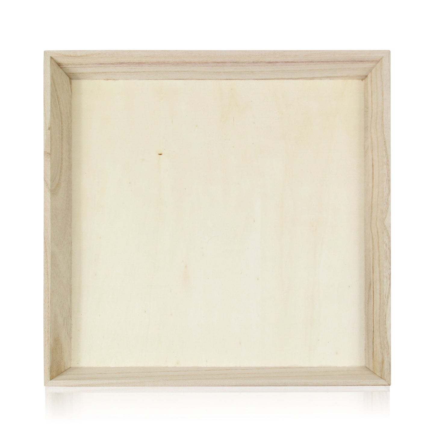 NOAH31 Heavy Duty Wooden Tray - L:13.55 X W:13.55 X H:1.5in 10 Pcs/Cs