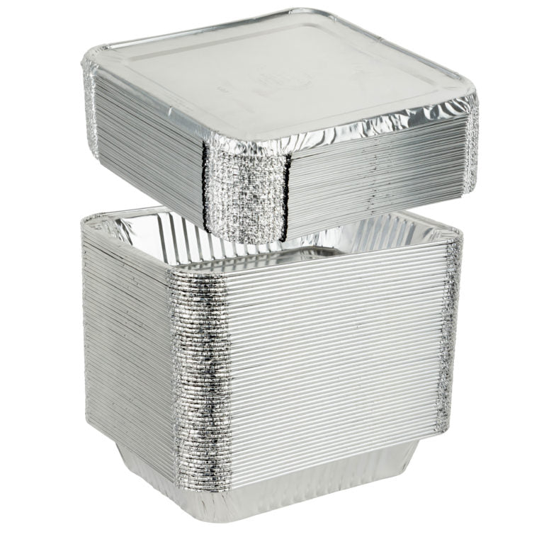 Half Size Deep Pans & Lids Combo Pack (9x13) (50 Sets Per Case)