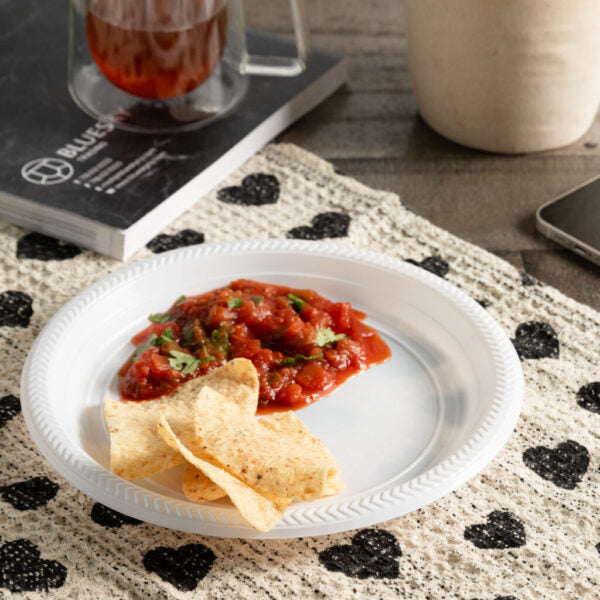 White Plastic Plates & Bowls