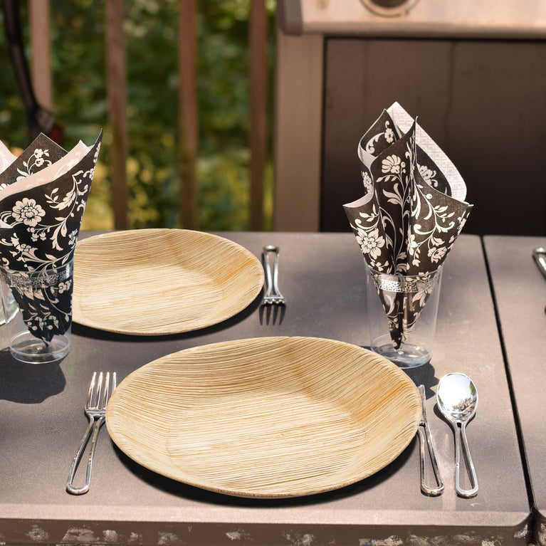 Round Palm Leaf Eco Friendly Disposable Plates