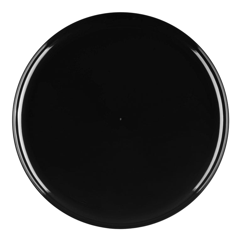 Flat Round Disposable Plastic Pastry Plates (Available in Multiple Colors)