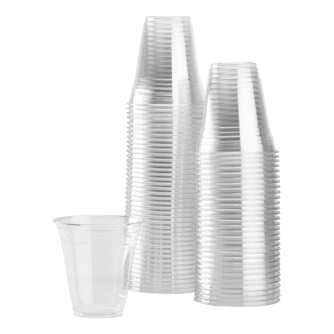 Clear PET Plastic Cold Cups – Clear, 98mm Rim