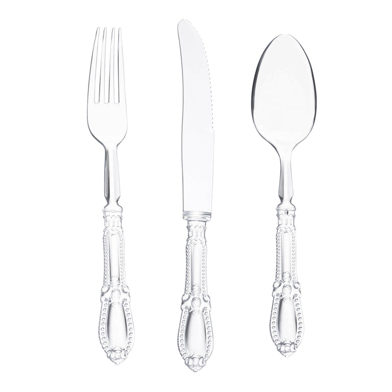 Baroque Disposable Plastic Cutlery