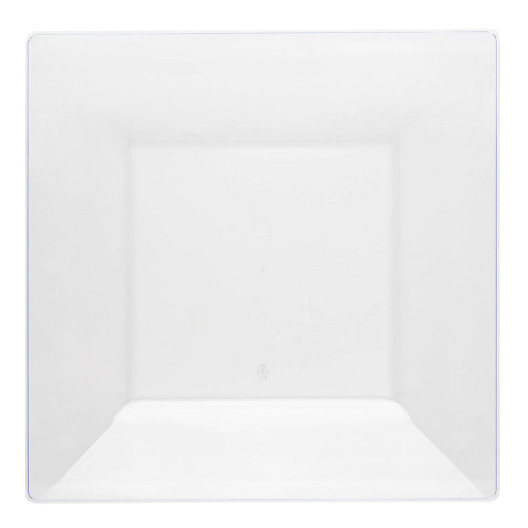 Solid Color Square Plastic Plates