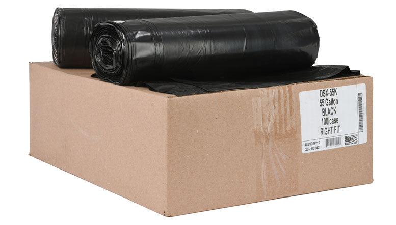 Heavy-Duty Drawstring Garbage Bags