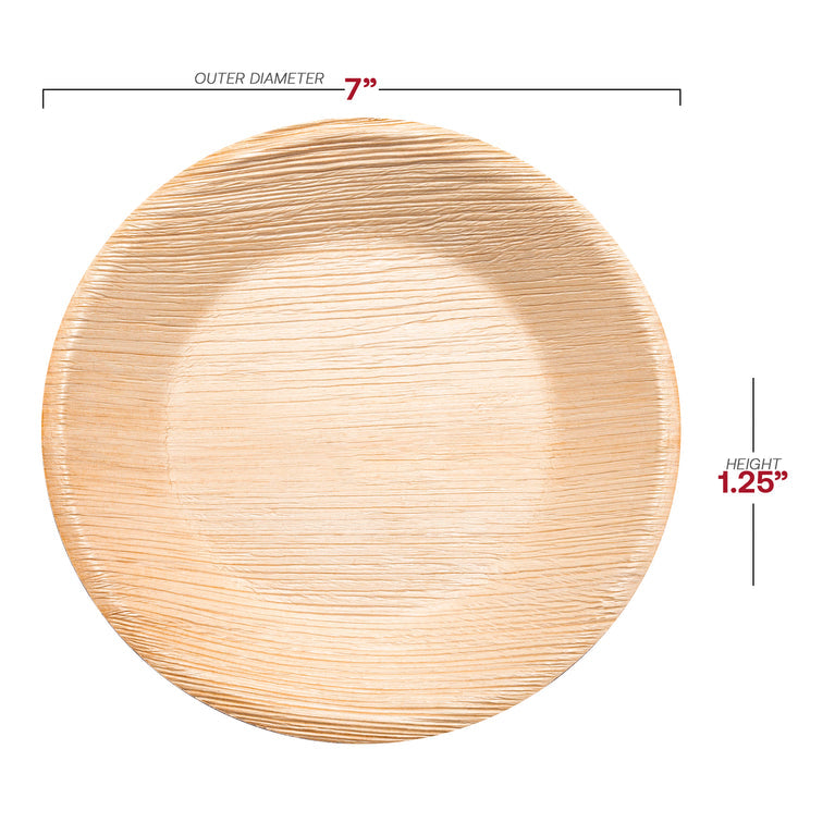 Round Palm Leaf Eco Friendly Disposable Bowls