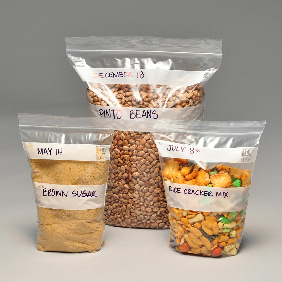 10" x 12" + 5"BG 1.75 mil Zipper Stand-Up Pouch -- Gallon, 250/CS