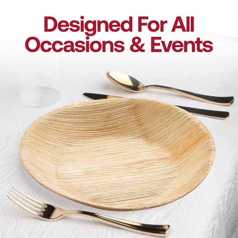 Round Palm Leaf Eco Friendly Disposable Plates