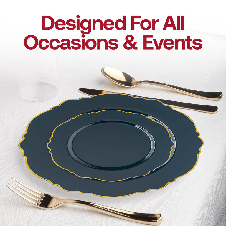Blossom Disposable Plastic Plates