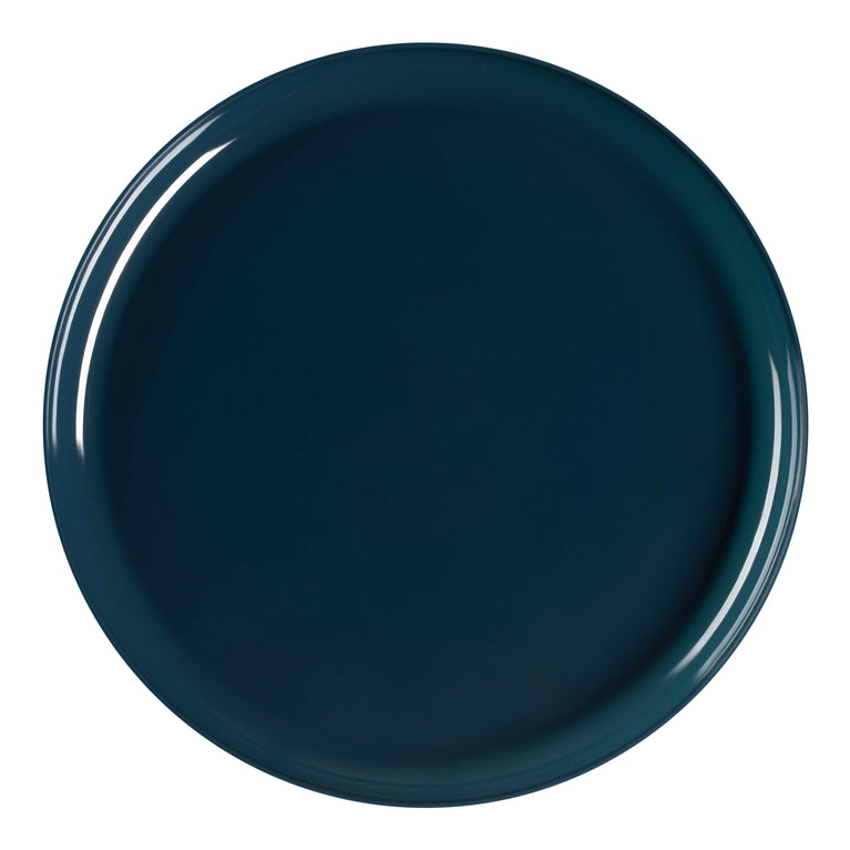 Flat Round Disposable Plastic Pastry Plates (Available in Multiple Colors)