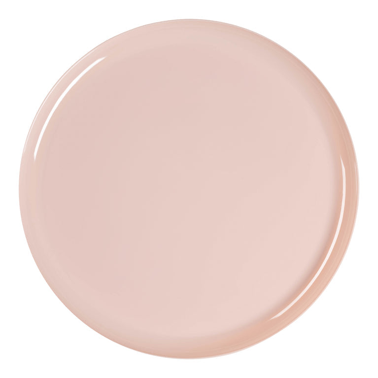 Flat Round Disposable Plastic Pastry Plates (Available in Multiple Colors)