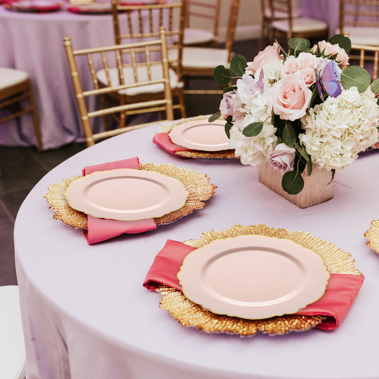 Blossom Disposable Plastic Plates