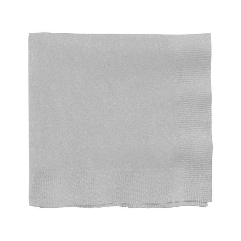Solid Color Paper Cocktail Napkins – 2-Ply, 5" x 5"
