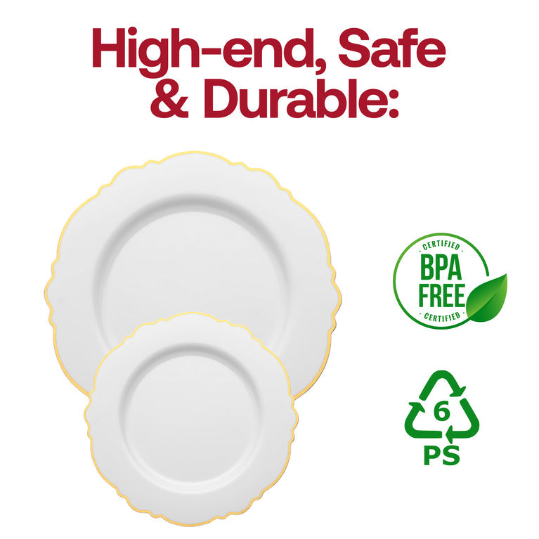 Blossom Disposable Plastic Plates