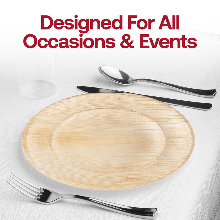 Round Palm Leaf Eco Friendly Disposable Plates