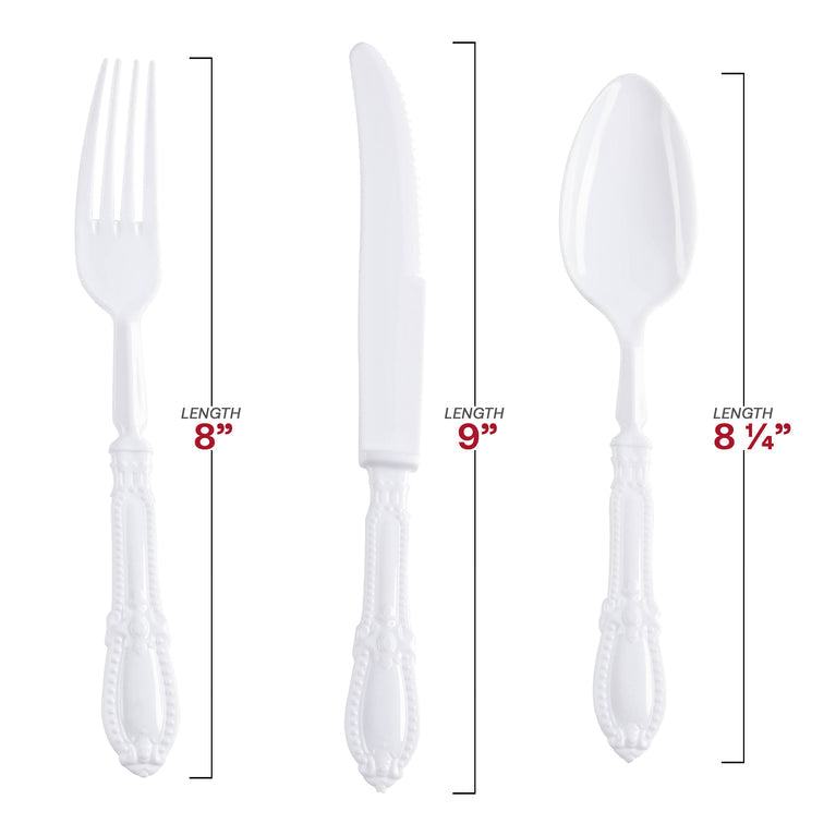 Baroque Disposable Plastic Cutlery