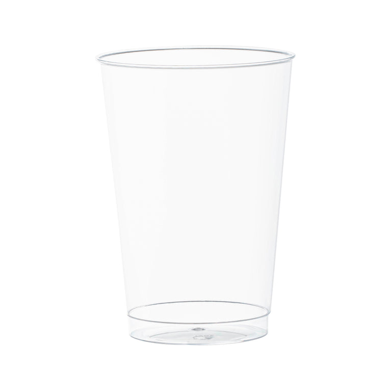 12-oz Clear Blue Disposable Plastic Party Cups