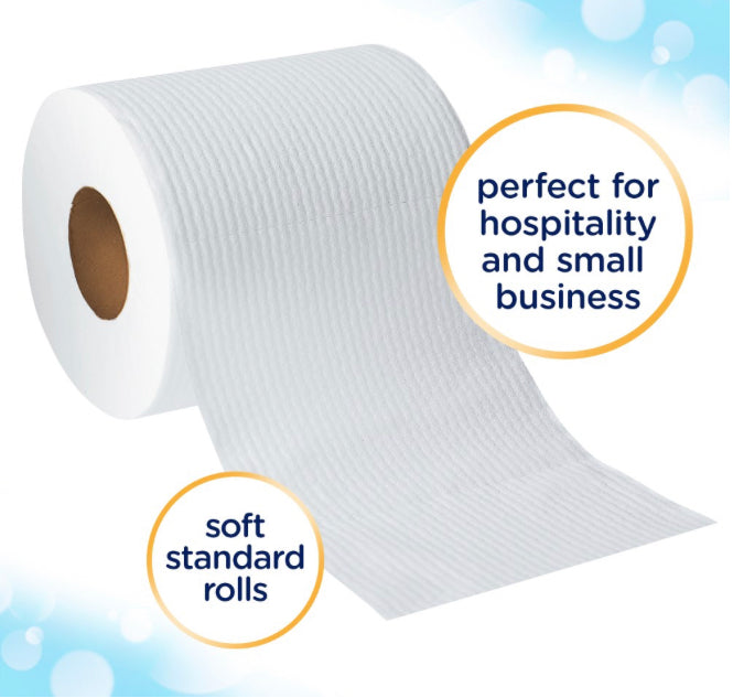 Cottonelle® Professional Standard Roll Toilet Paper (17713), 2-Ply, White, (451 Sheets/Roll, 60 Rolls/Case, 27,060 Sheets/Case)