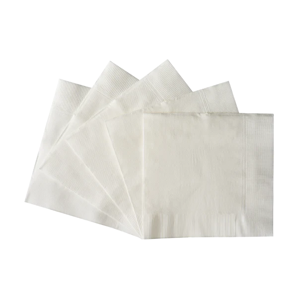 10" x 10" Premium White Beverage Napkins – Bulk Case (3,000 ct)