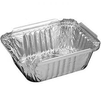 1 LB. Oblong Aluminum Foil Pan Heavy-1000/Case - Paper Supplies Plus