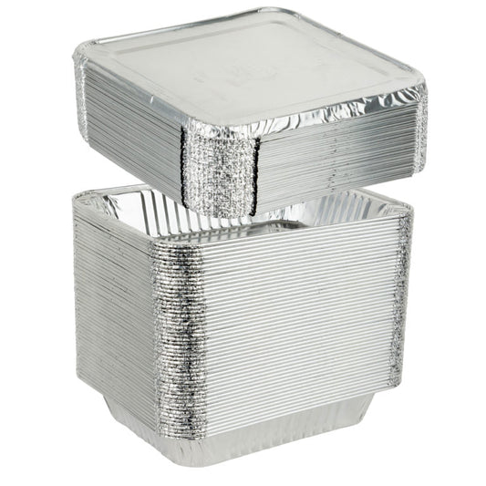 Half Size Deep Pans & Lids Combo Pack (9x13) (50 Sets Per Case)