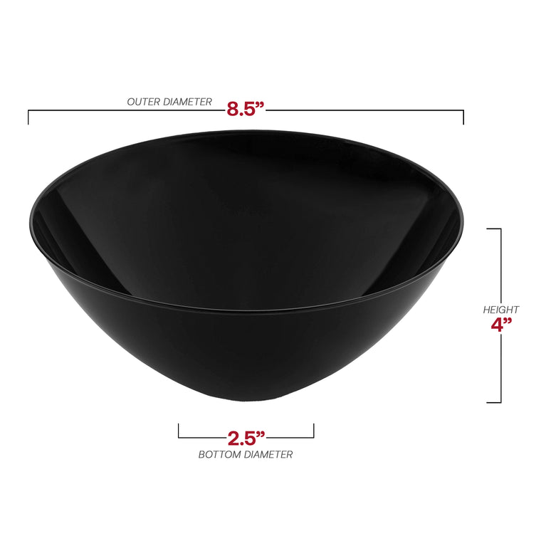 32oz Organic Round Disposable Plastic Bowls