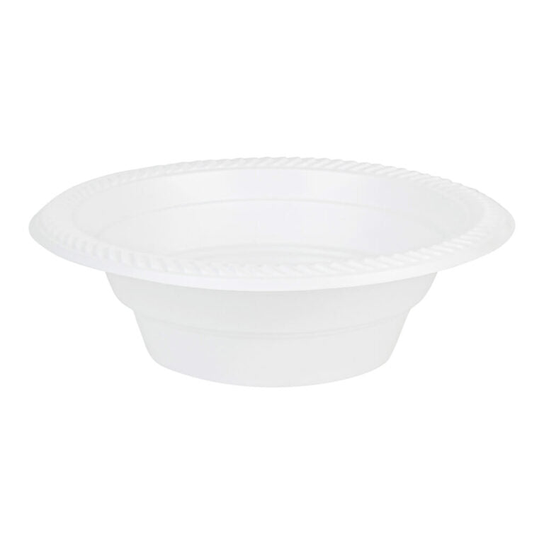 White Plastic Plates & Bowls
