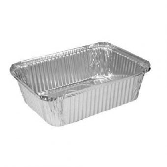 5 lb Oblong Aluminum Foil Pan Heavy-240/Case - Paper Supplies Plus