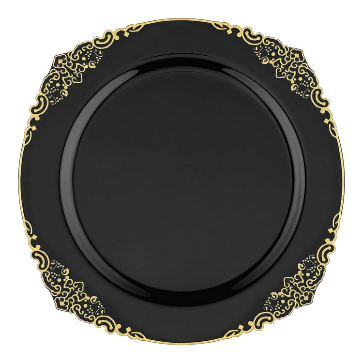 Fancy Round Disposable Plastic Plates