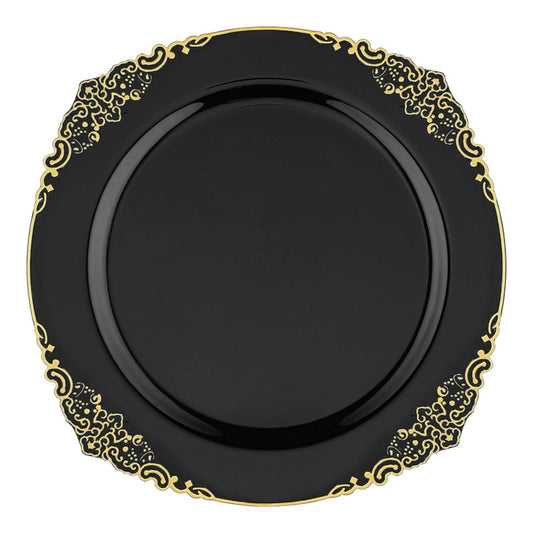 Fancy Round Disposable Plastic Plates