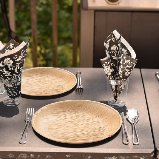 Round Palm Leaf Eco Friendly Disposable Plates