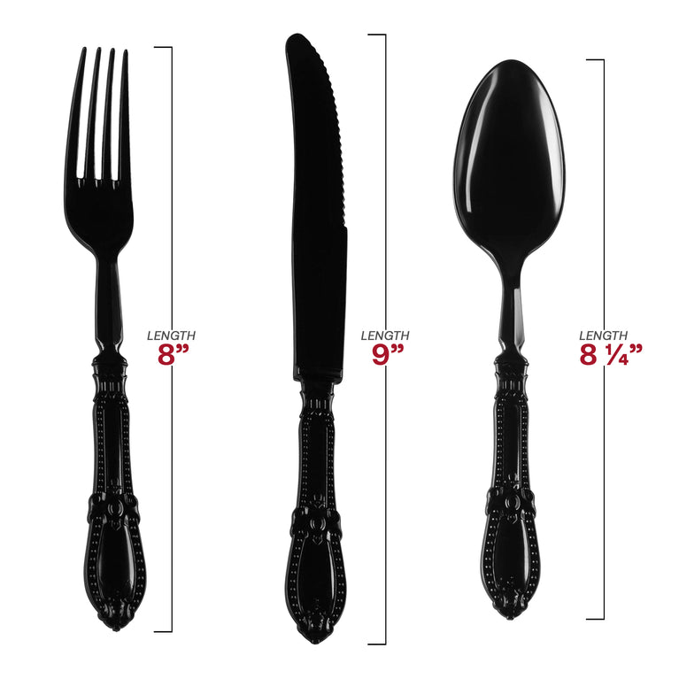 Baroque Disposable Plastic Cutlery