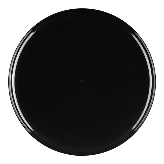 Flat Round Disposable Plastic Pastry  Plates (Available in Multiple Colors)