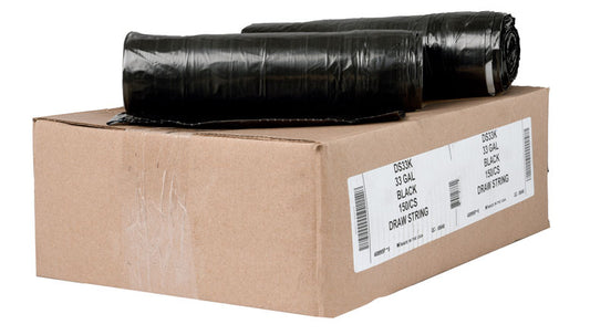 Heavy-Duty Drawstring Garbage Bags