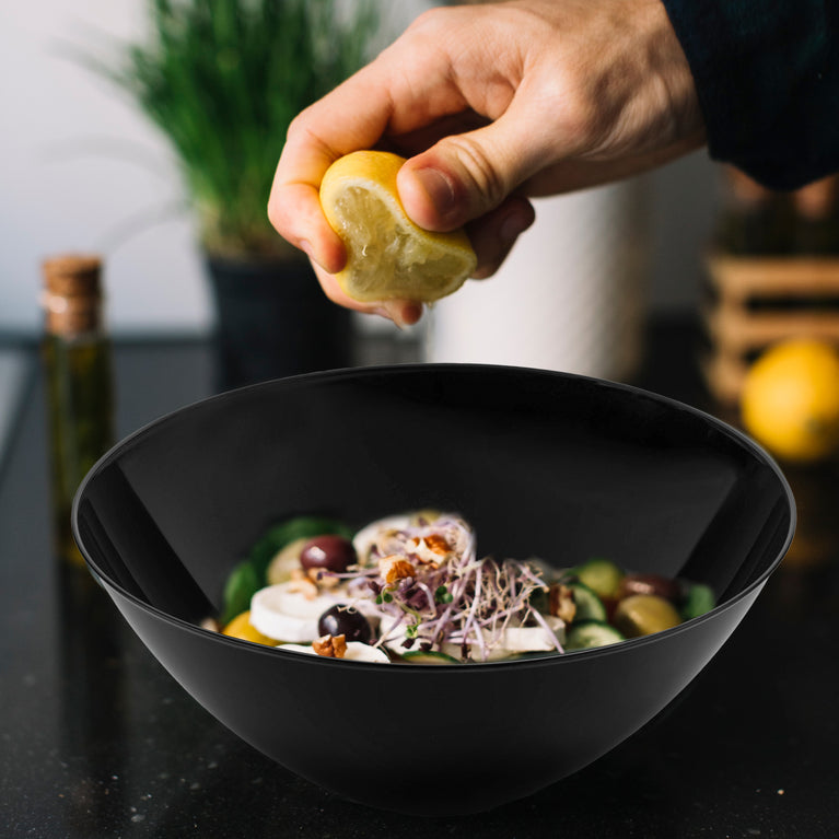 32oz Organic Round Disposable Plastic Bowls