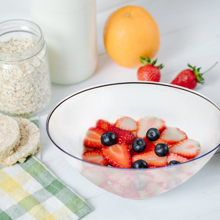 32oz Organic Round Disposable Plastic Bowls