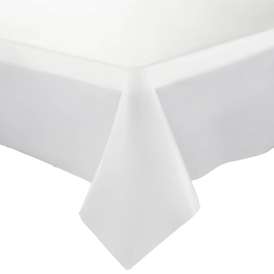 Rectangular Disposable Plastic Tablecloths – 54″ x 108″ (Individually Folded)