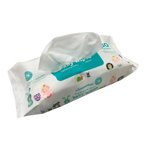 Wipessential Wipes Unscented 12 Packs (80 Wipes Per Package) - Paper Supplies Plus