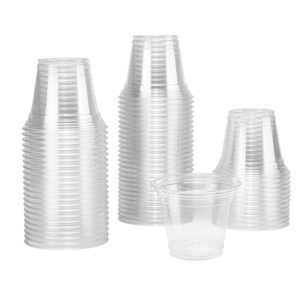 9oz PET Plastic Cold Cups (98mm) - 1,000 Cups