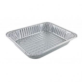Half Size Aluminum Steam Table Medium Heavy Duty-100/Case - Paper Supplies Plus