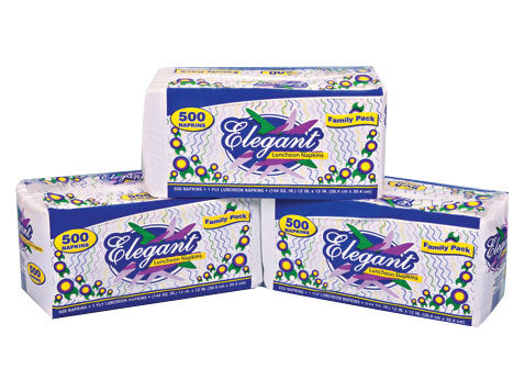 1 Ply Lunch Napkin (6,000 Napkins Per Case)